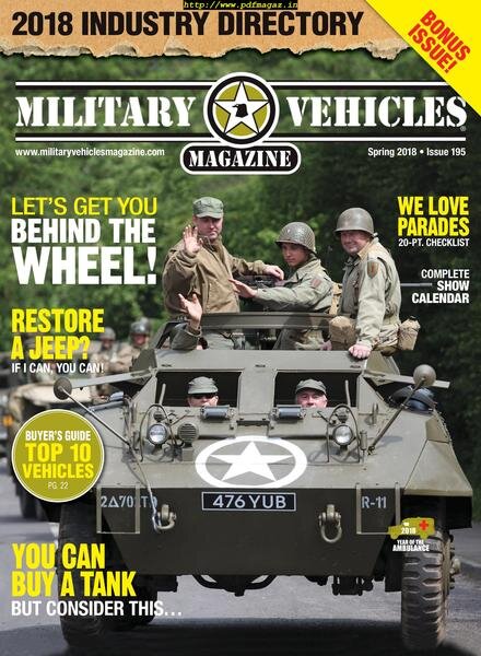 Military Vehicles – Issue 195 – Spring 2018 Cover