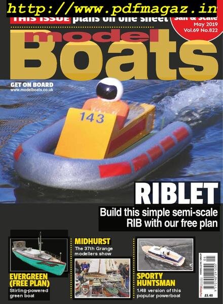Model Boats – Issue 822, May 2019 Cover