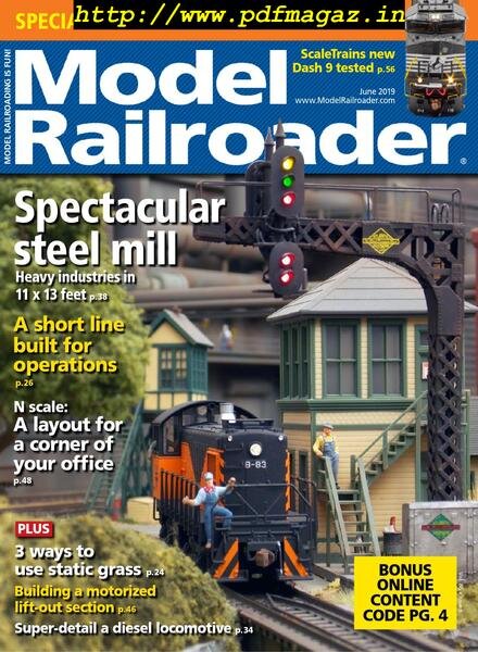 Model Railroader – June 2019 Cover