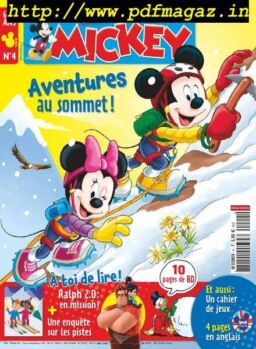 Mon Premier Journal de Mickey – janvier 2019