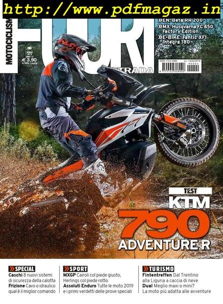Motociclismo Fuoristrada – Aprile 2019 Cover