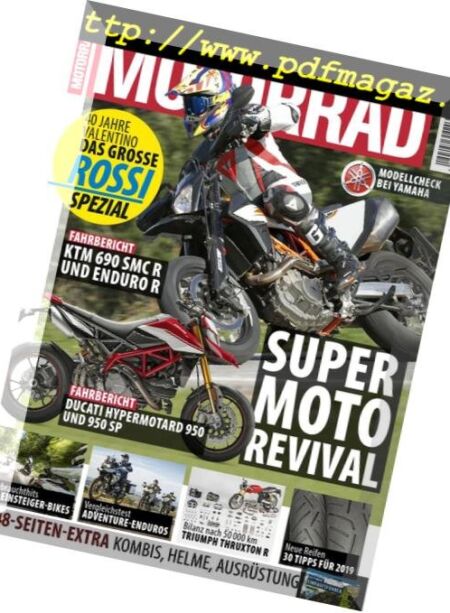 Motorrad – 15 Februar 2019 Cover