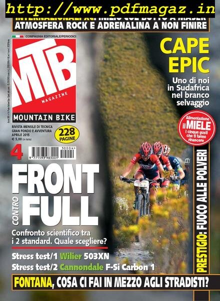 MTB Magazine – Aprile 2015 Cover