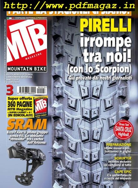 MTB Magazine – Marzo 2019 Cover