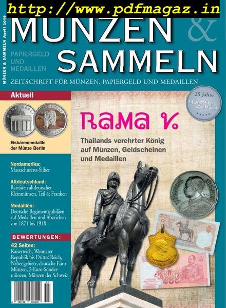 Munzen & Sammeln – April 2019 Cover