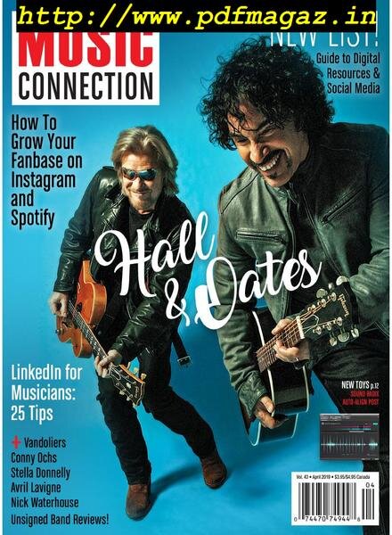 Music Connection – April 2019 Cover