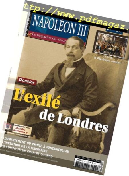 Napoleon III – novembre 2018 Cover
