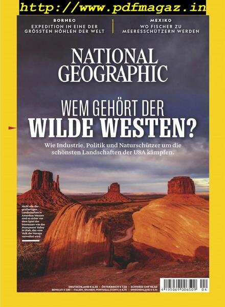 National Geographic Germany – April 2019 Cover