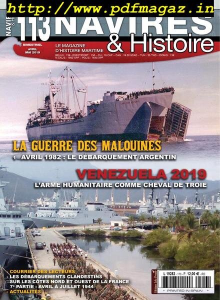 Navires & Histoire – avril-mai 2019 Cover