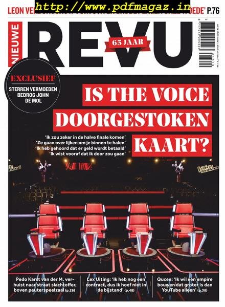 Nieuwe Revu – 27 maart 2019 Cover