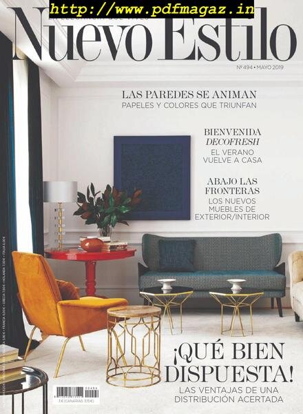 Nuevo Estilo – mayo 2019 Cover