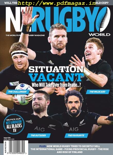 NZ Rugby World – April-May 2019 Cover