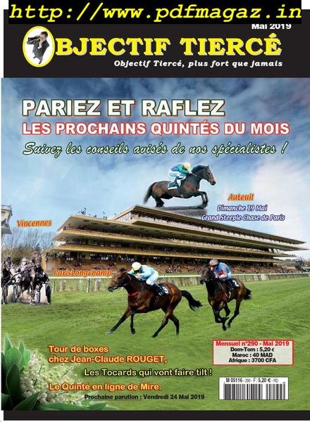 Objectif Tierce – mai 2019 Cover