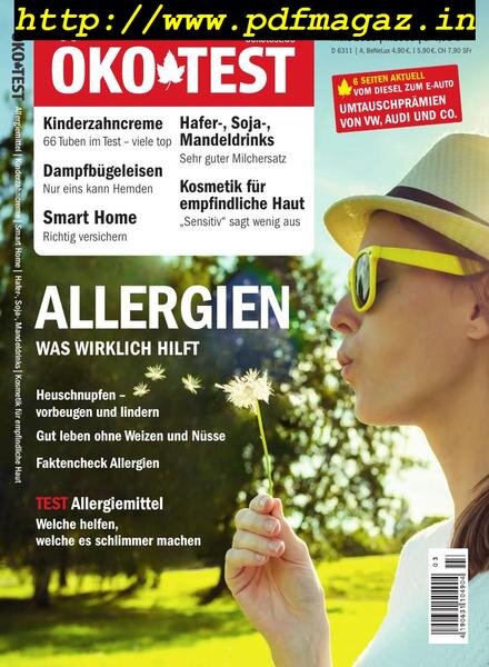 Okotest – Marz 2019 Cover