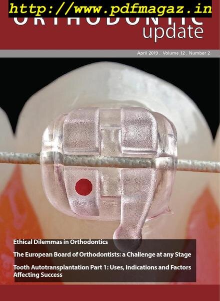 Orthodontic Update – April 2019 Cover