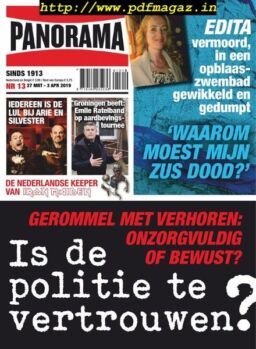 Panorama Netherlands – 27 maart 2019