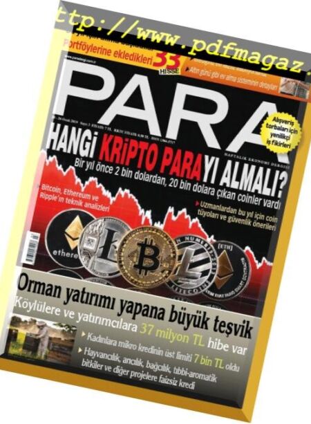 Para – 21 Ocak 2019 Cover