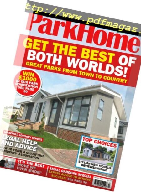 Park Home & Holiday Caravan – March 2019 Cover