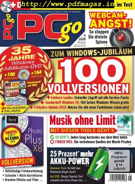 PCgo – Mai 2019 Cover