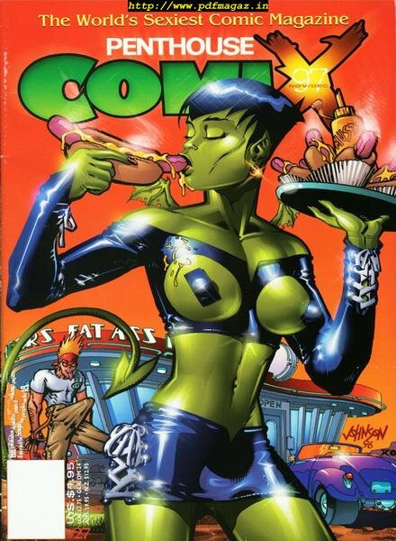 Penthouse Comix – Issue 27, November-December 1997 Cover