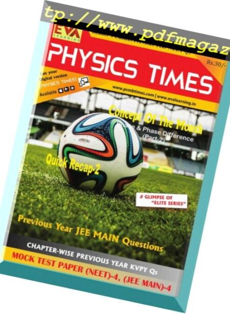 Physics Times – March 2019 Cover