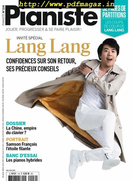 Pianiste – juin 2019 Cover