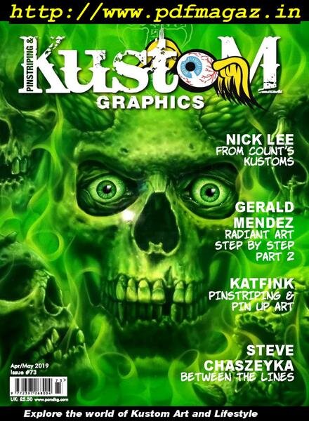 Pinstriping & Kustom Graphics English Edition – April 2019 Cover