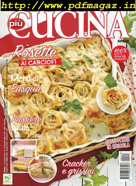 piuCUCINA – Aprile 2019 Cover