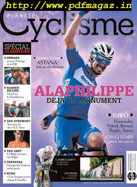 Planete Cyclisme – mai 2019 Cover