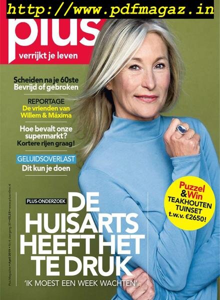 Plus Magazine Netherlands – April 2019 Cover