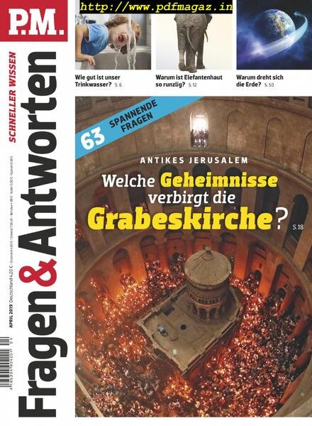 PM Fragen & Antworten – April 2019 Cover