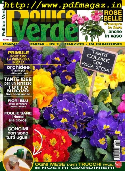Pollice Verde – Marzo 2019 Cover