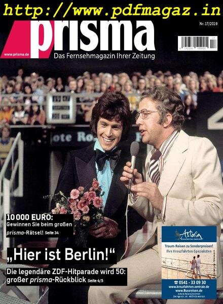Prisma – 27 April 2019 Cover