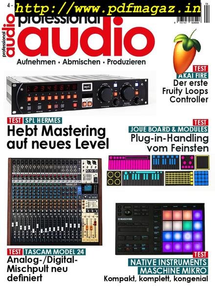 Professional Audio – Marz 2019 Cover