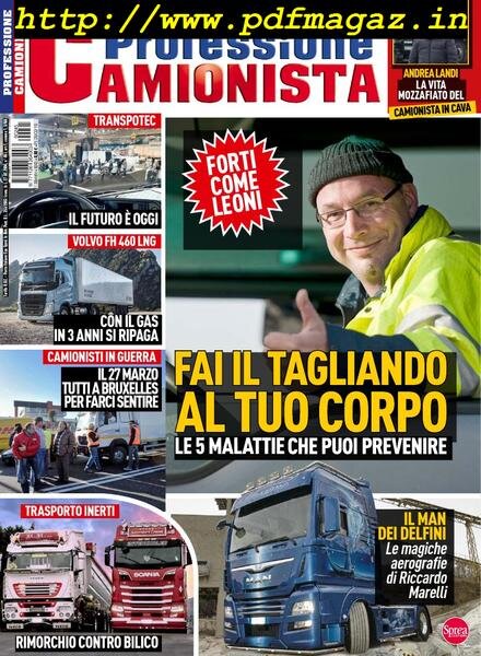 Professione Camionista – Marzo 2019 Cover