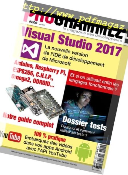 Programmez! – avril 2017 Cover