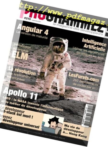 Programmez! – septembre 2017 Cover