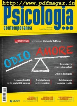 Psicologia Contemporanea – Marzo-Aprile 2019