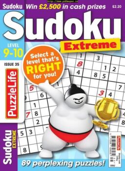 PuzzleLife Sudoku Extreme – Issue 35, April 2019