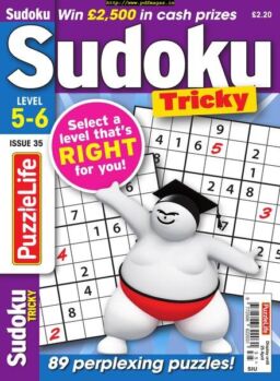 PuzzleLife Sudoku Tricky – 28 March 2019