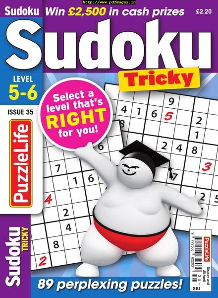 PuzzleLife Sudoku Tricky – 28 March 2019 Cover