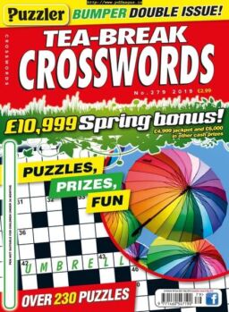 Puzzler Tea-Break Crosswords – Issue 279, April 2019