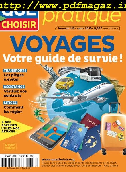 Que Choisir Pratique – Mars 2019 Cover