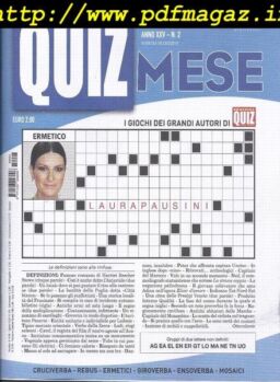 Quiz Mese – Febbraio 2019