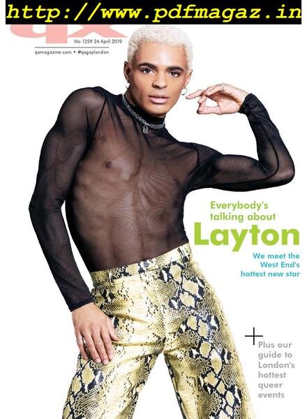 QX Magazine – 24 April 2019 Cover