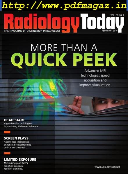 Radiology Today – February 2019 Cover
