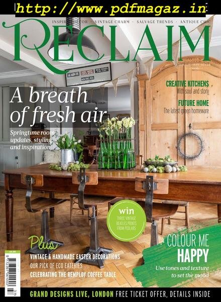 Reclaim – Issue 37 – April 2019 Cover