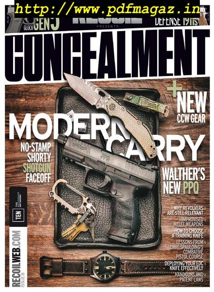 RECOIL – Presents Concealment – October 2017 Cover