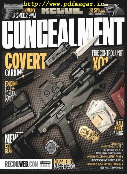 RECOIL – Presents Concealment – October 2018 Cover