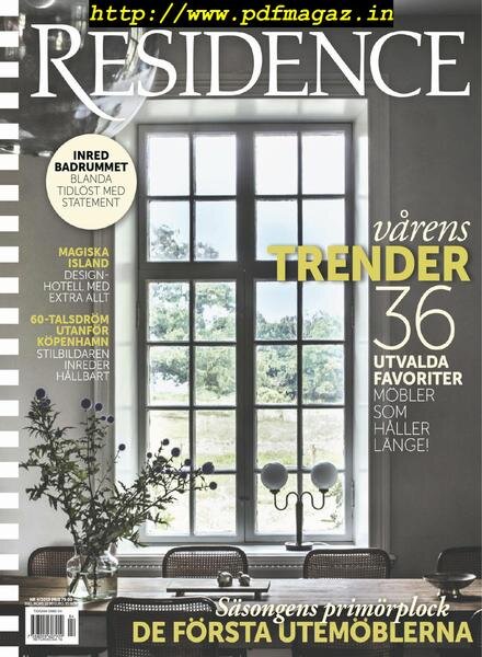 Residence – april 2019 Cover